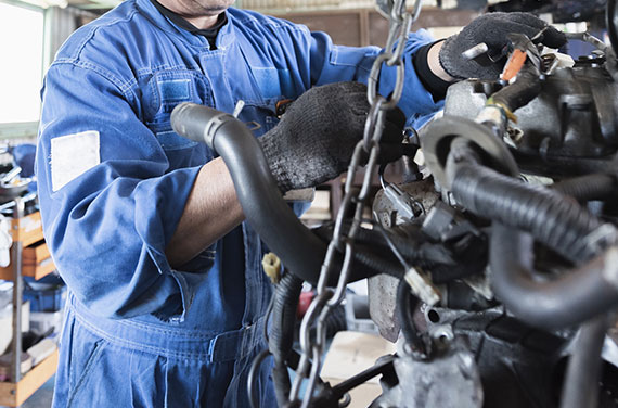 車の整備に高い技術力があります